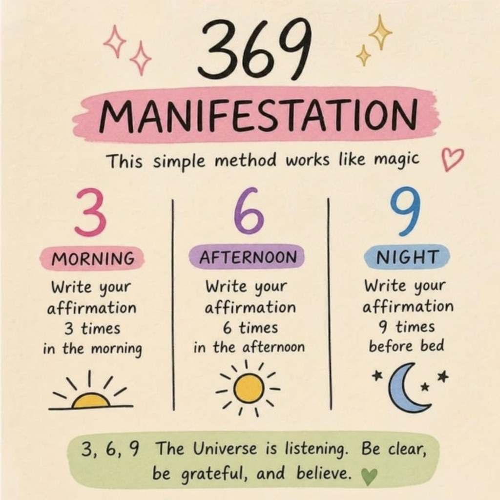 Understanding the 369 Manifestation Method